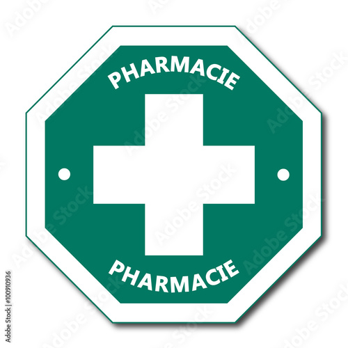 Logo pharmacie. photo