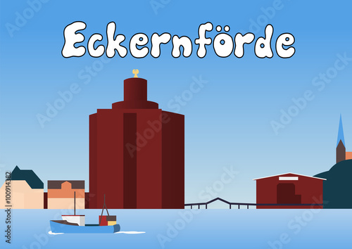 Stadtplakat Eckernförde