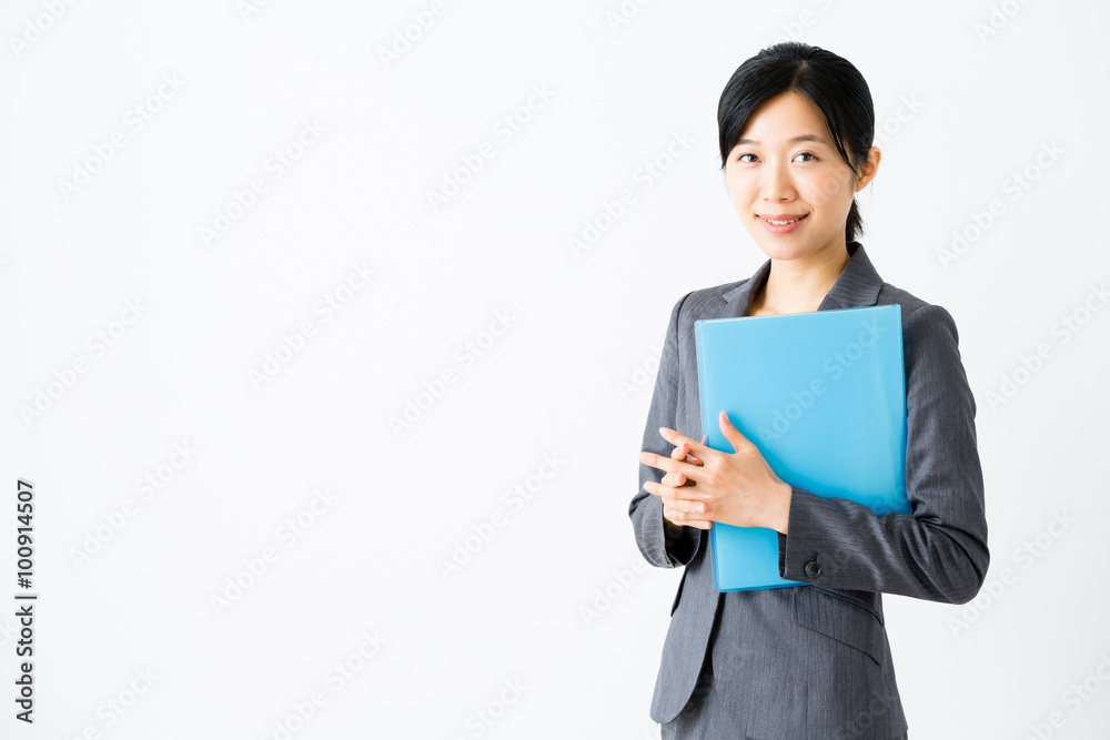 portrait of asian businesswoman isolated on white background portrait of asian businesswoman isolated on white background