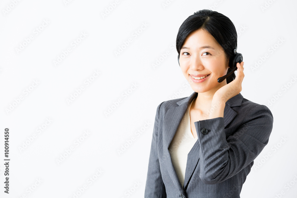 portrait of asian businesswoman isolated on white background portrait of asian businesswoman isolated on white background