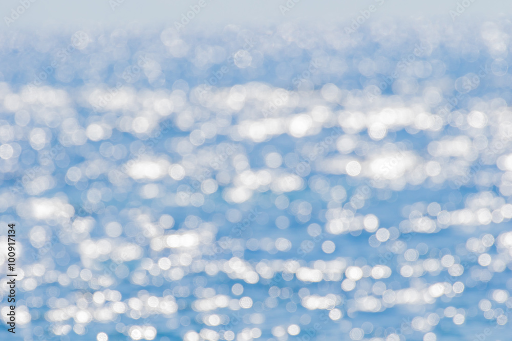 Obraz premium 海面のボケ反射 背景素材