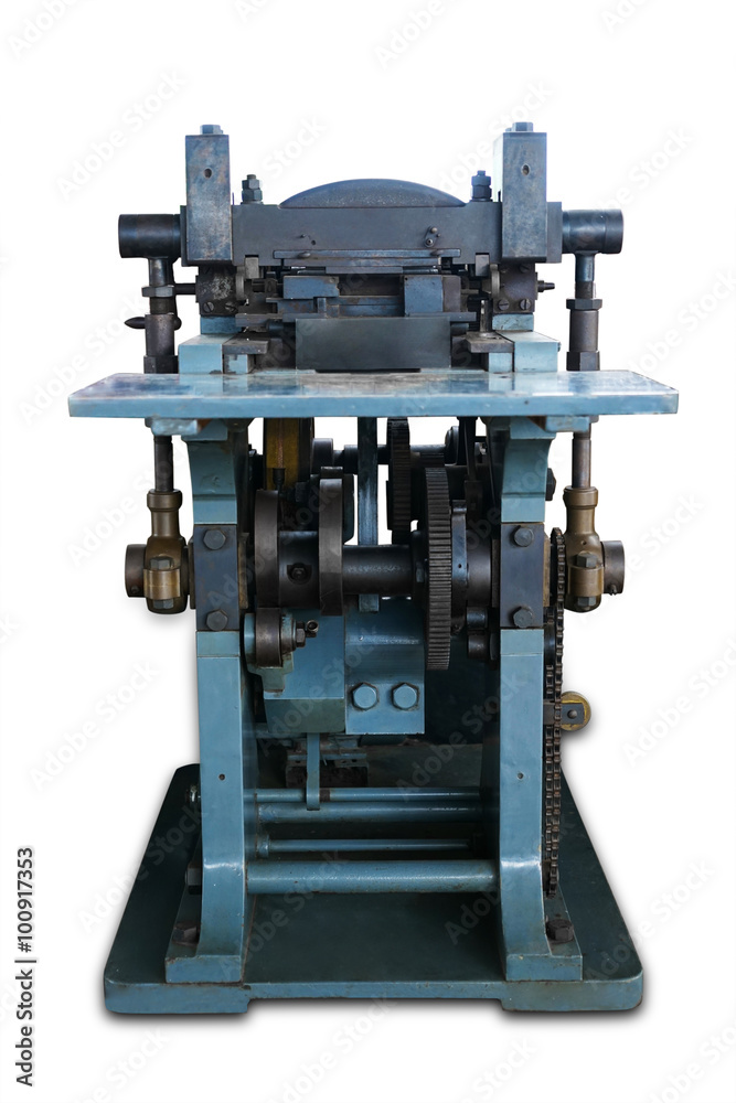 Old machine to print ticket