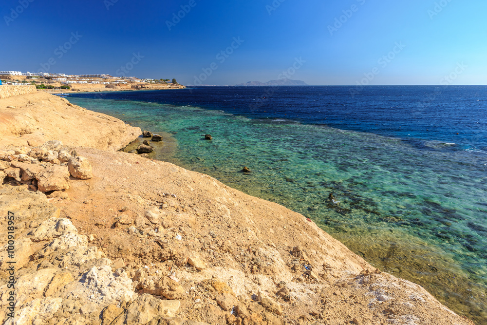 Beautiful coast in the Red Sea, Egypt.