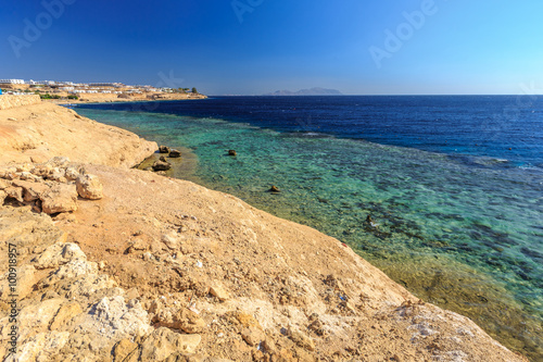 Beautiful coast in the Red Sea, Egypt.