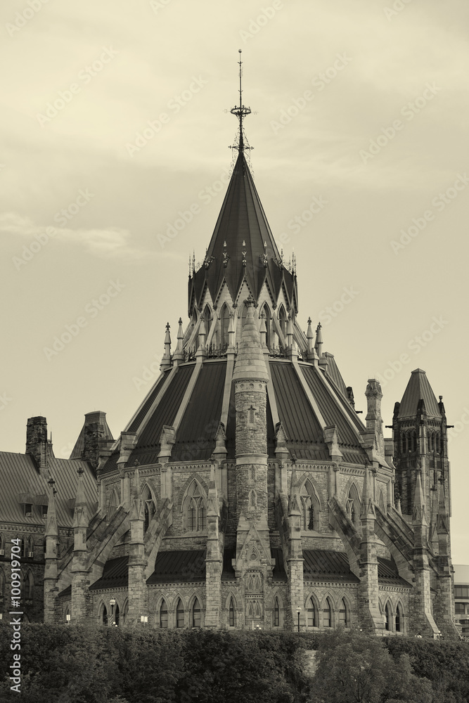 Parliament Hill library ottawa