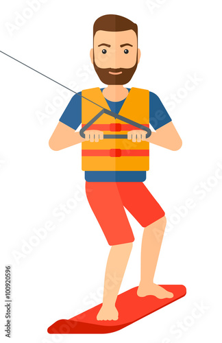Professional wakeboard sportsman.