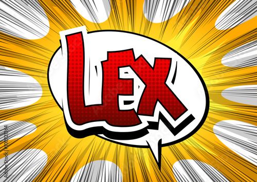 Lex - Comic book style male name.
