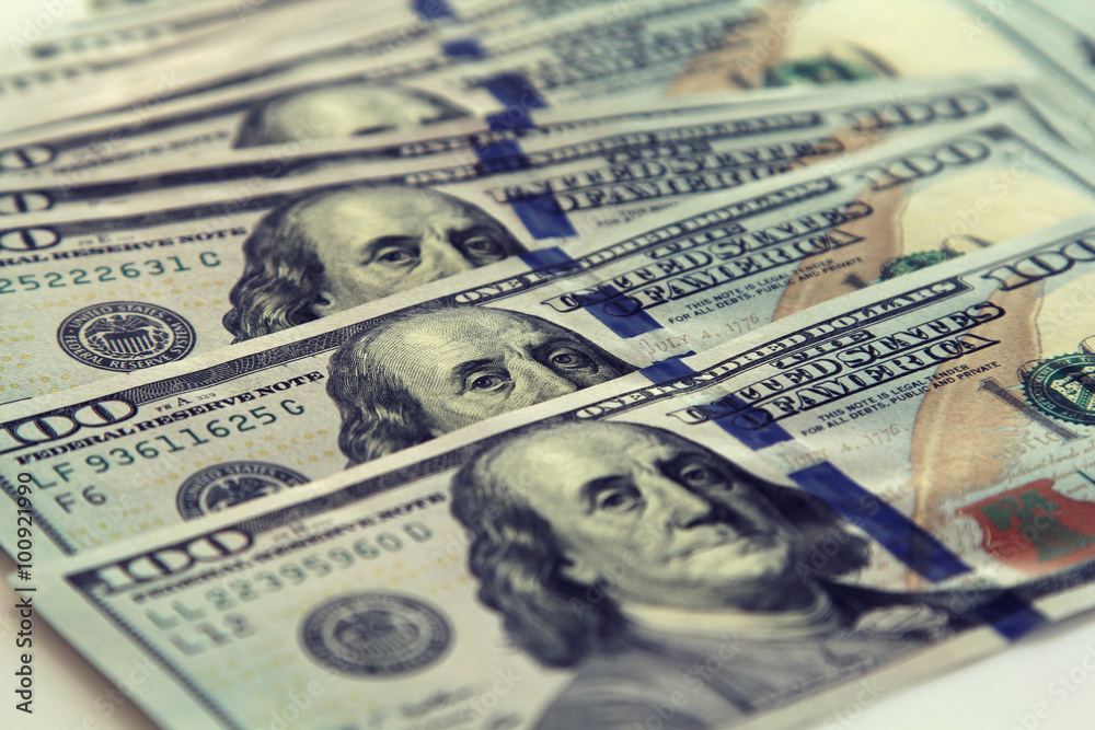 Money closeup . american hundred dollar bills . Business concept Money closeup . american hundred dollar bills . Business concept