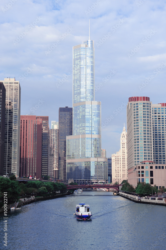 Fototapeta premium Trump Tower Chicago