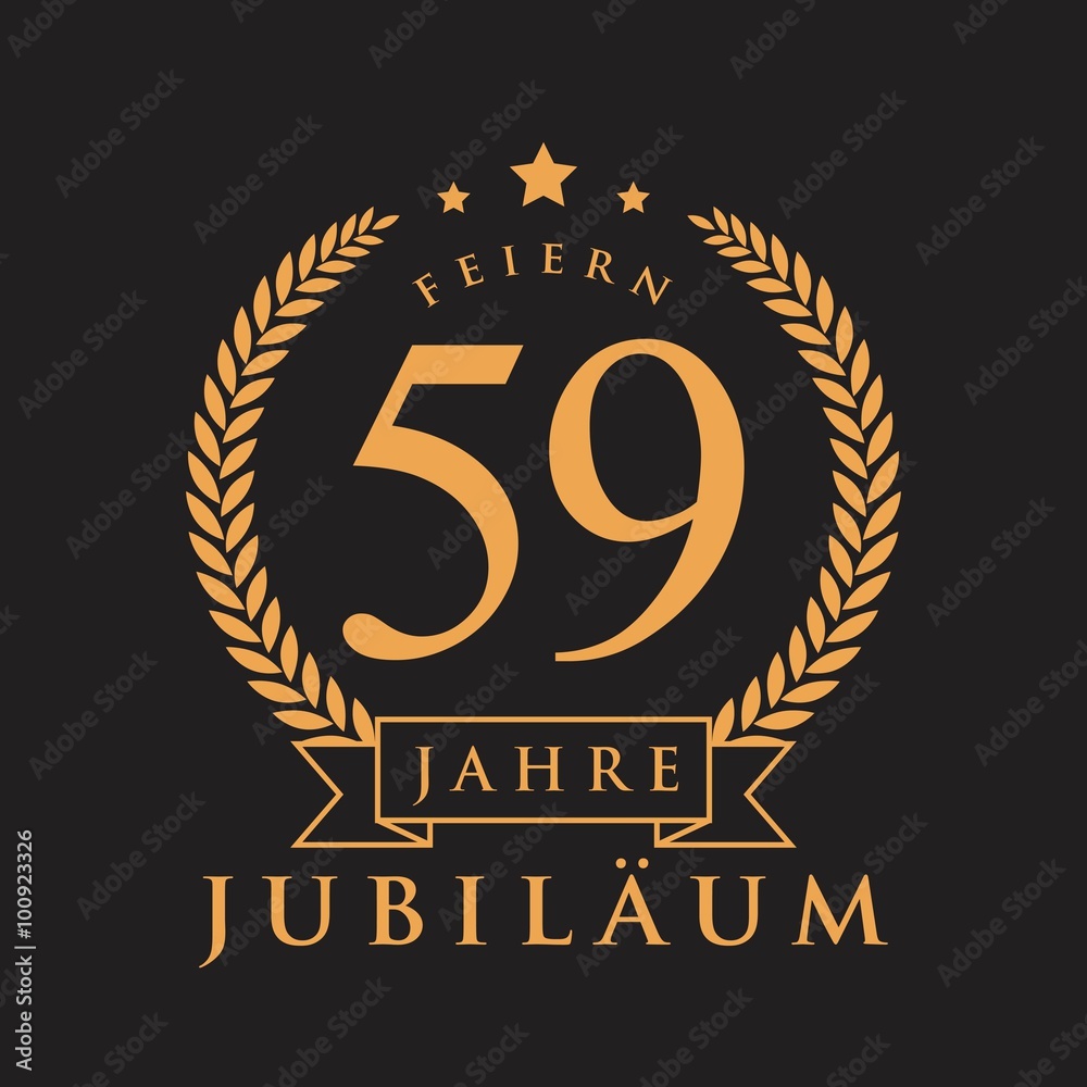 Fototapeta premium Jubiläum GOLD