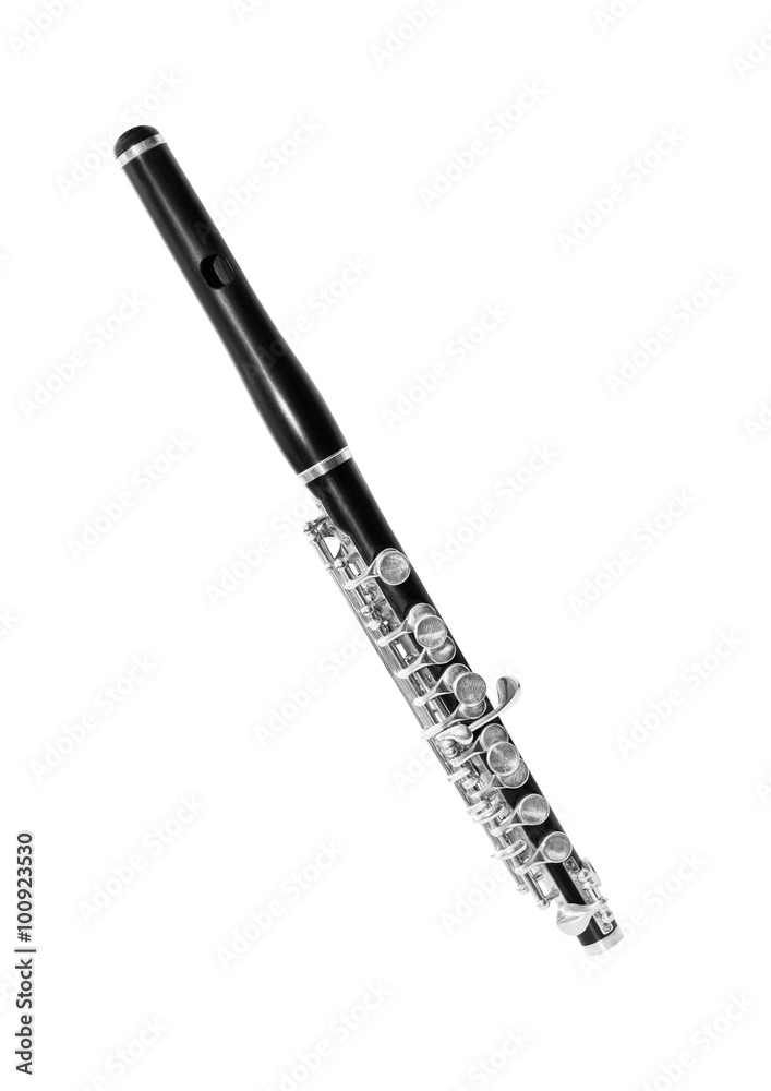  Flute isolated on a white 