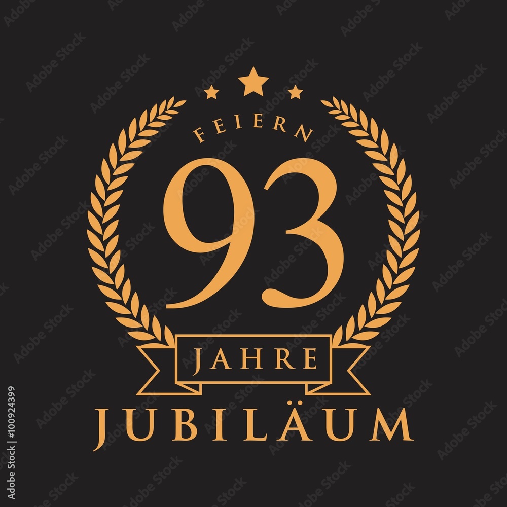 Fototapeta premium Jubiläum GOLD