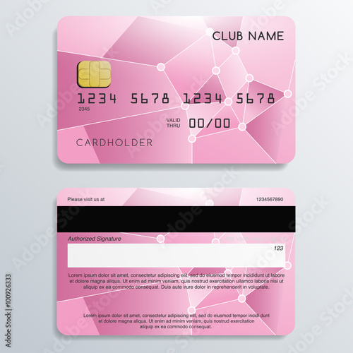 Set of Premium Credit Cards: Vector Illustration