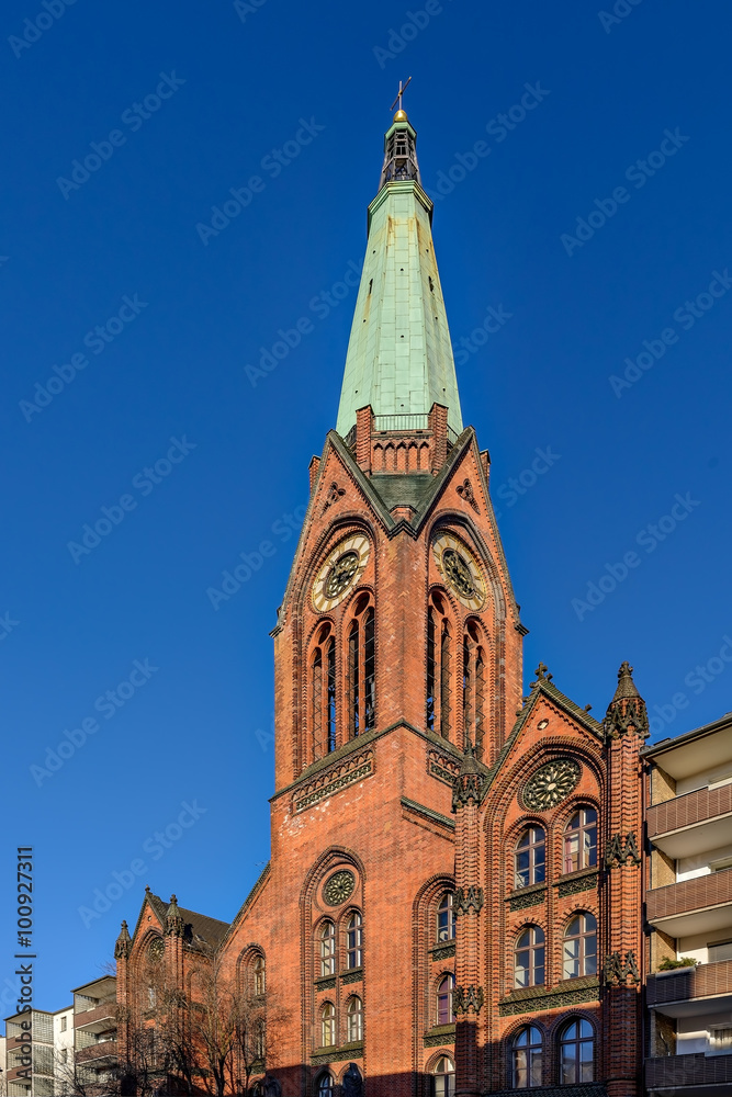 Obraz premium Berliner „Flüchtlingskirche“ St.-Simeon