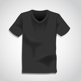 Blank T-shirt Template : Vector Illustration