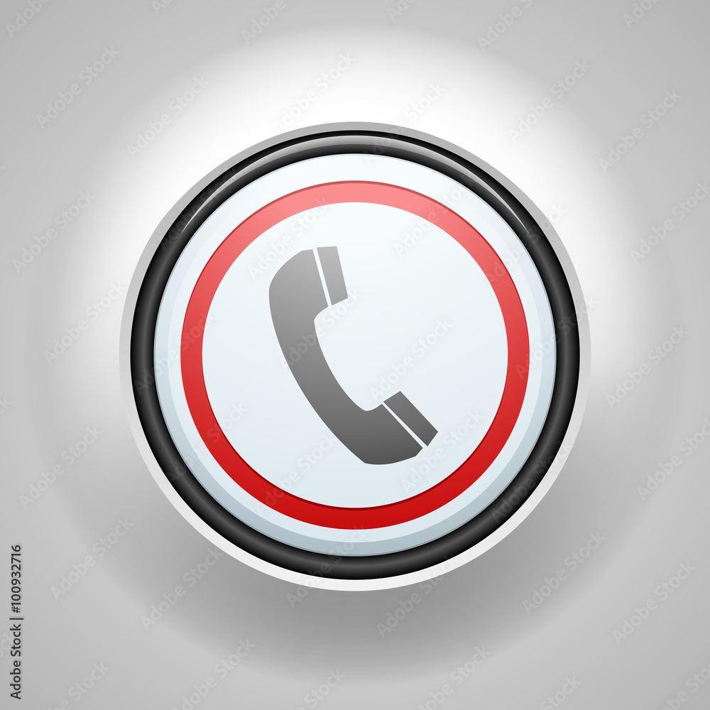 Contact red button Contact red button