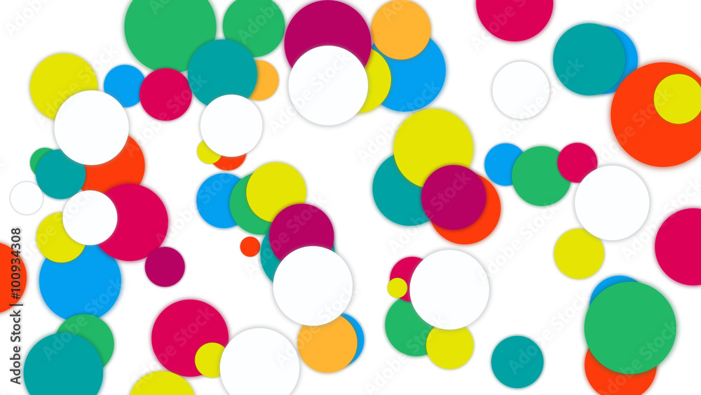 colourful background bubbles abstract design