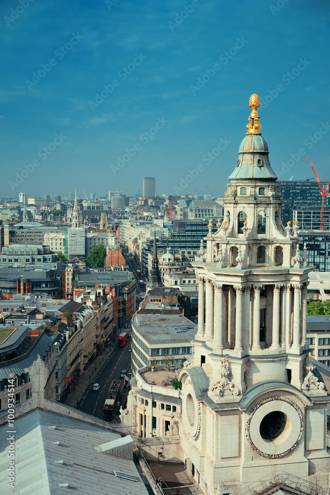 Fototapeta premium London rooftop view