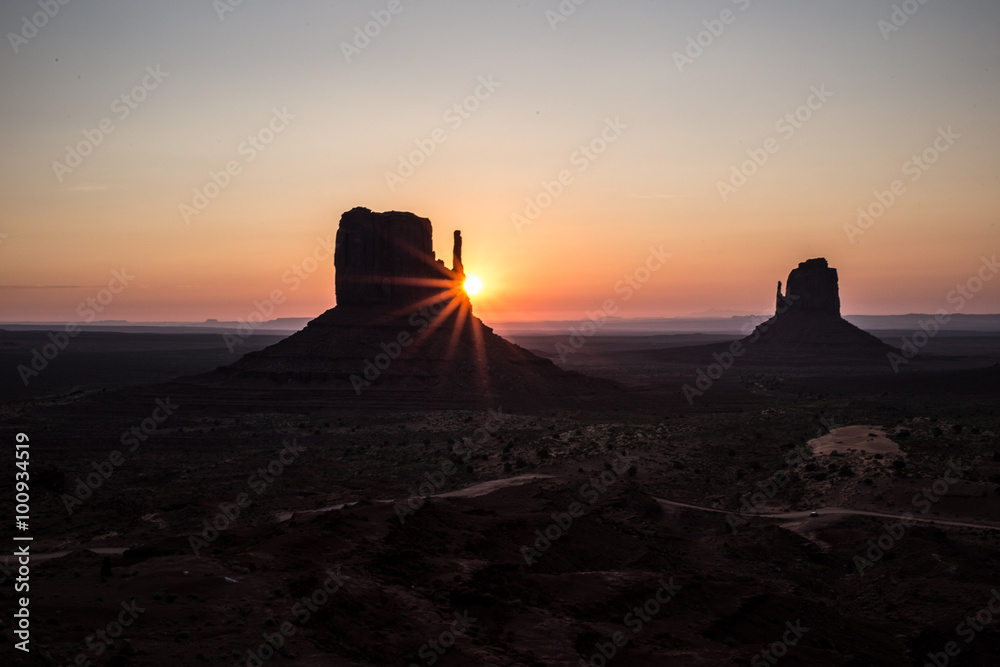 Monument Valley tramonto