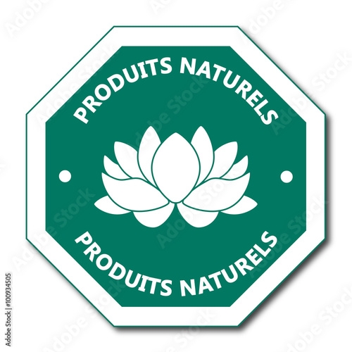 Logo produits naturels.