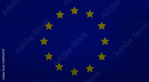 EU flag dirty