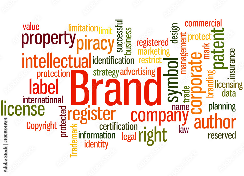 Brand, word cloud concept 5