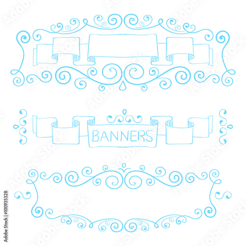 Handsketched vector design elements. Vector illustration