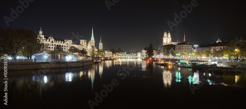 Zürich at dark night