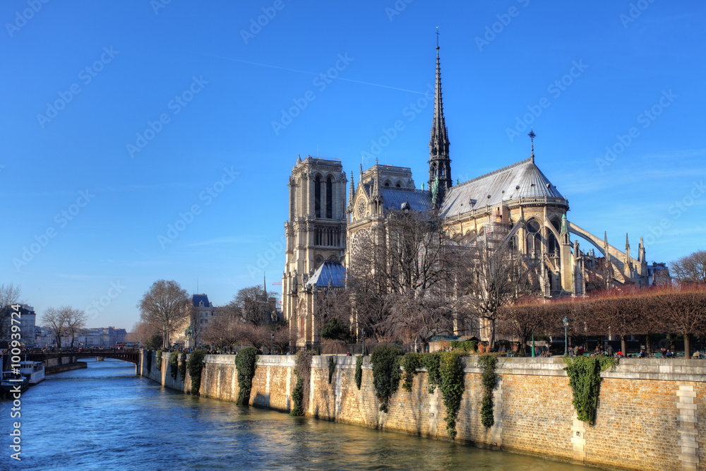 Notre Dame at sunrise - Paris, France