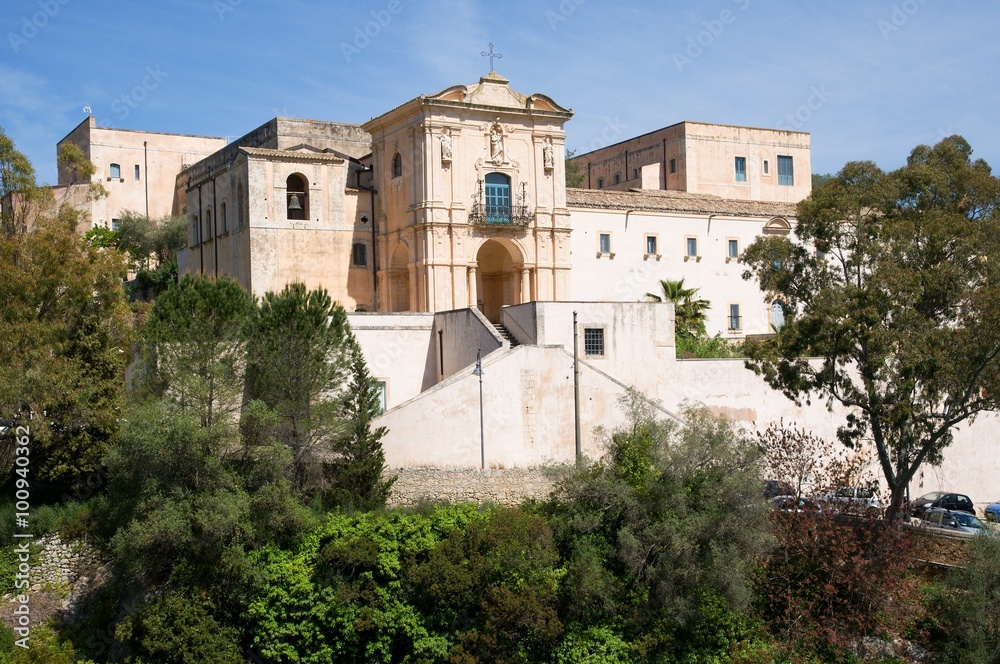 Baroque Convento della Scala in the  Sicily,Italy