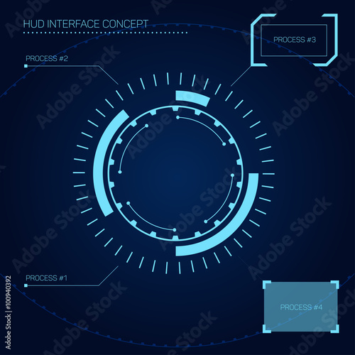 HUD interface concept