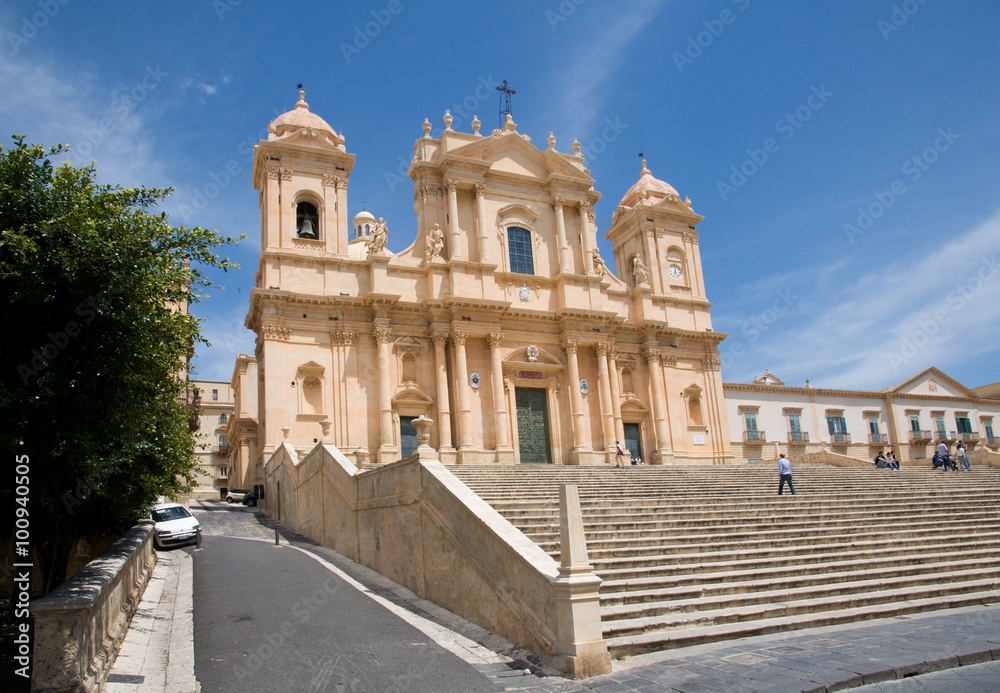 Cathedral  San Nicolo in the Noto, Sicily, Italy