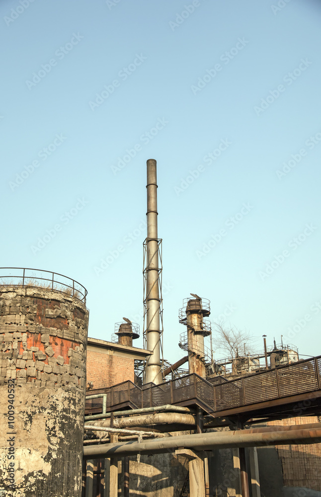 Closed 751 old coal-gas factory in Beijing,China. It was built in 1945 and had provided one third of coal-gas in Beijing. It was shut down in 2003. Closed 751 old coal-gas factory in Beijing,China. It was built in 1945 and had provided one third of coal-gas in Beijing. It was shut down in 2003.
