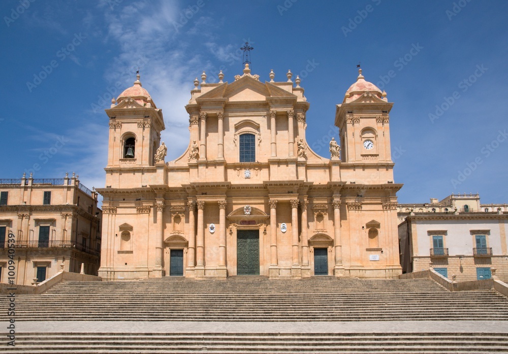 Cathedral  San Nicolo in the Noto, Sicily, Italy