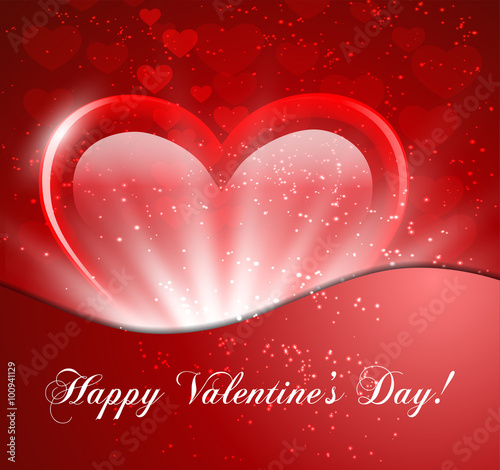 valentines day vintage lettering background