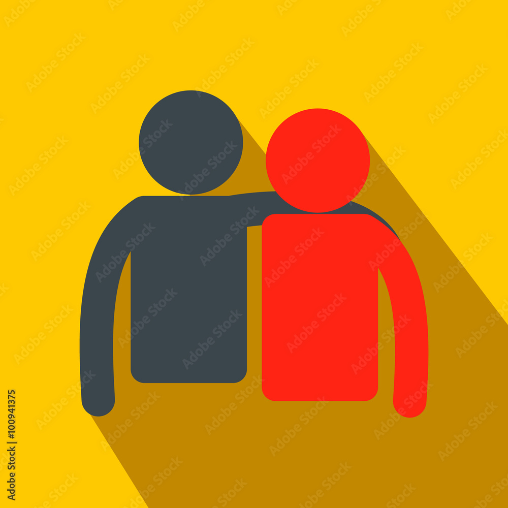 Friendship flat icon Friendship flat icon