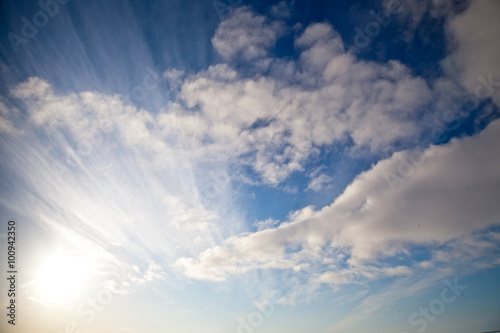 Fototapeta Naklejka Na Ścianę i Meble -  панорама голубого неба
