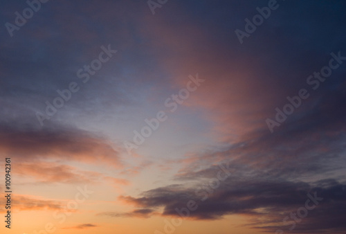 панорама вечернего неба © Silverstony