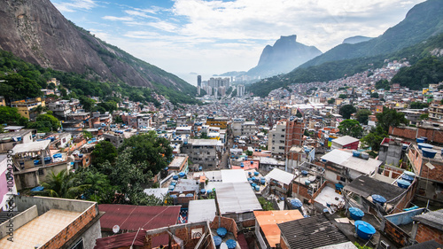 Rocinha Favela from the heaven door photo