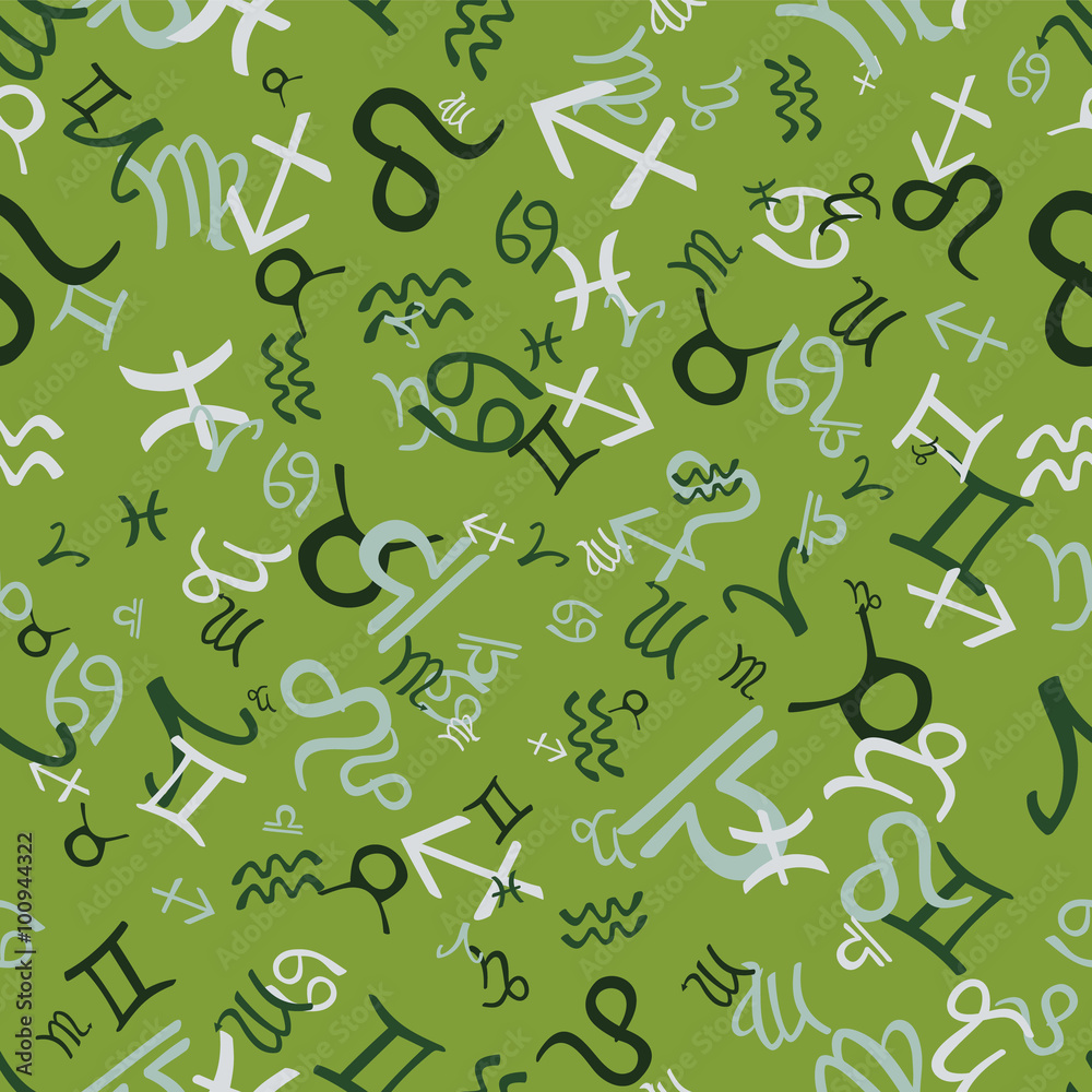 zodiac seamless pattern zodiac seamless pattern