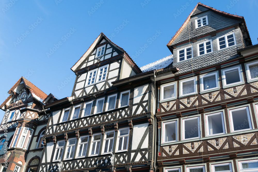 Fototapeta premium Fachwerkhauser in Hann Münden