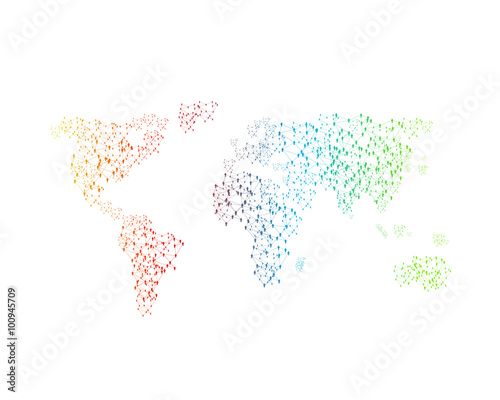 World color map, easy editable