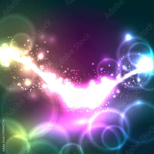 abstract light cover easy all editable