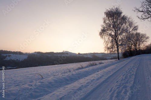 Sonnenaufgang im Schnee © oldline2