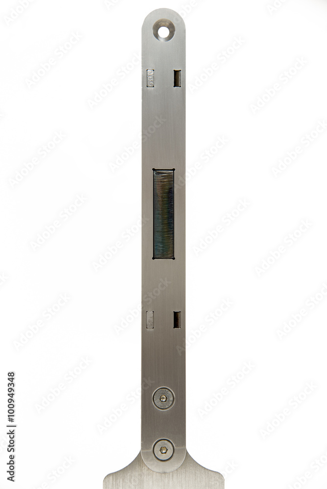 Front view of basic door lock Front view of basic door lock
