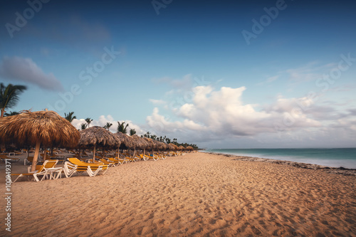 Exotic Beach in Dominican Republic  Punta Cana