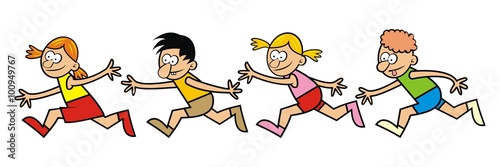 running children