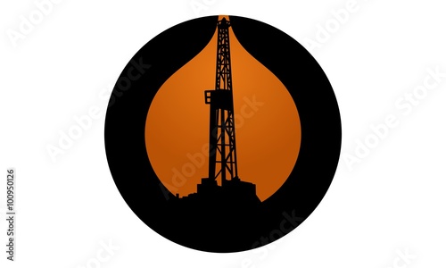 Oil Mining Logo