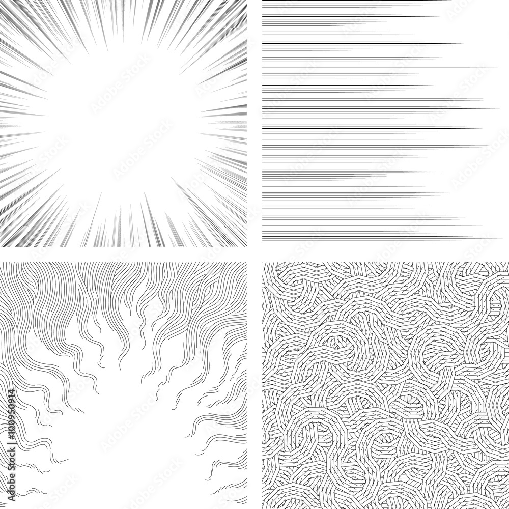 漫画風背景素材 Stock Vector Adobe Stock