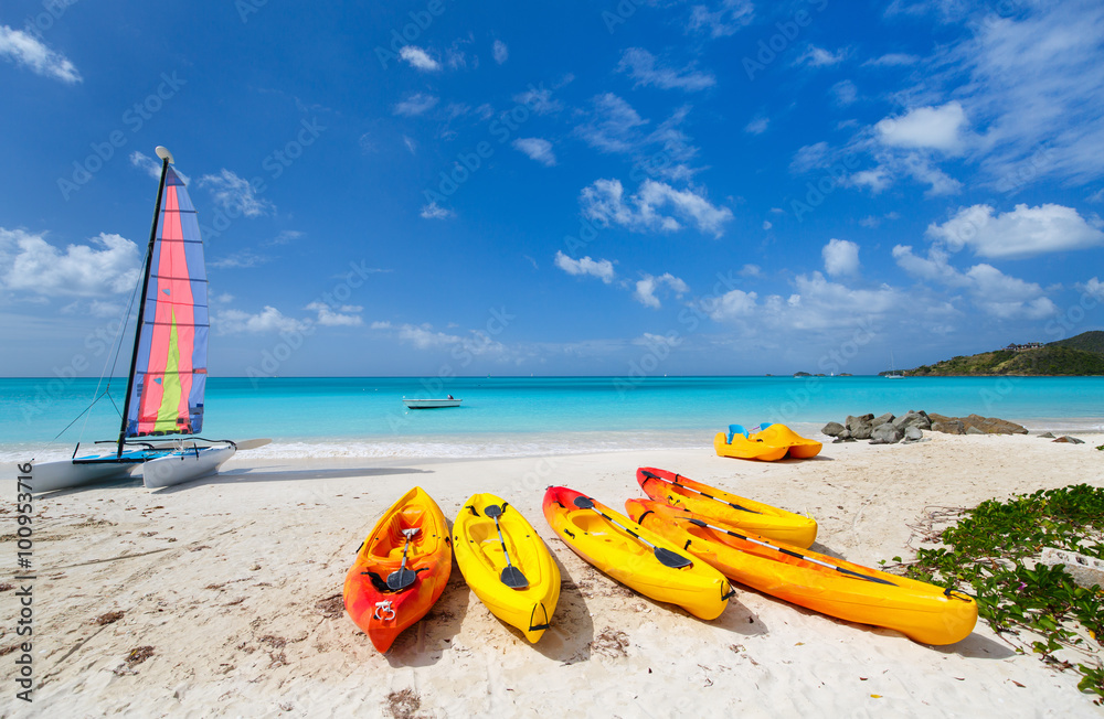 Beautiful tropical beach at exotic island Beautiful tropical beach at exotic island